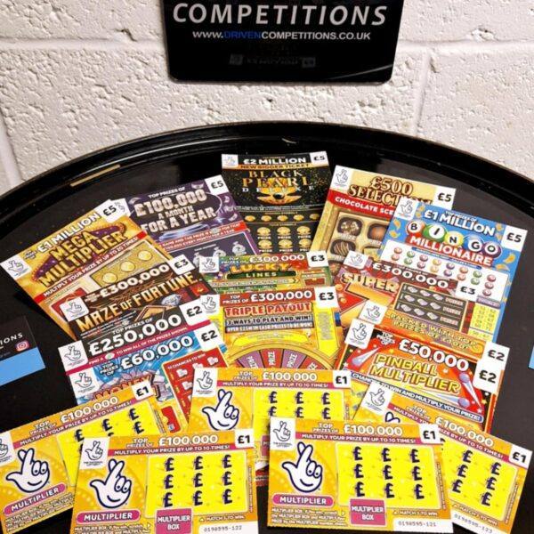 £50 SCRATCH CARDS X 2 WINNERS - 23/03